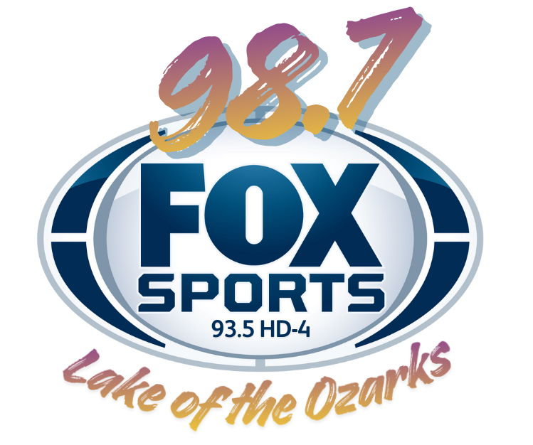 a logo with blue and black text